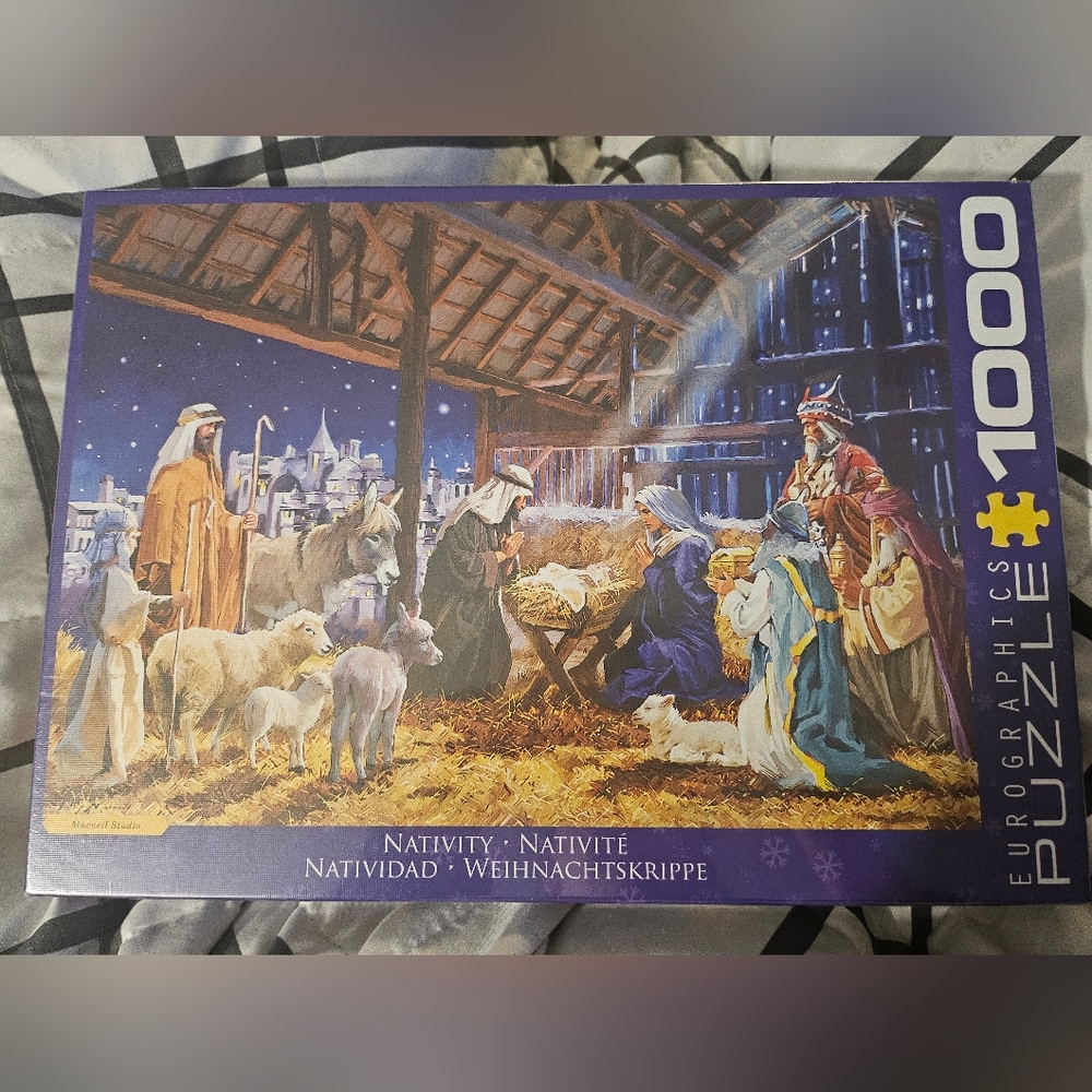 Eurographics Nativity 1000-piece jigsaw puzzle.